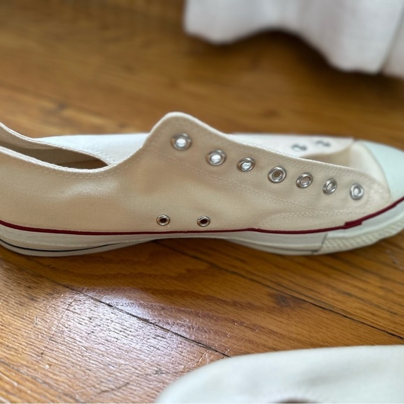 Vintage Converse All stars USA Made 1978 Oxford Basketball White Canvas 13.5. main image 8
